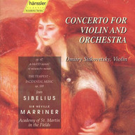 SIBELIUS SITKOVETSKY MARRINER - VIOLIN CONCERTOS CD