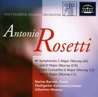 ROSETTI STUTTGARTER KAMMERORCHESTER - PIANO CONCERTOS & SYMPHONIES CD