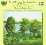 NORMAN NORRLANDS OPERAN SYMPH ORCH ANDERSSON - PIECES FOR PIANO & CD