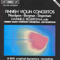 NORDGREN SEGERSTAM FINNISH RSO - FINNISH VIOLIN CONCERTOS CD