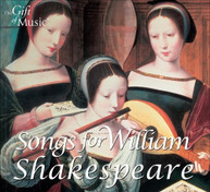 SONGS FOR WILLIAM SHAKESPEARE VARIOUS - CD
