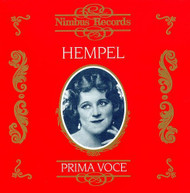FRIEDA HEMPEL - GREAT SINGERS: OPERATIC ARIAS (1910-1935) CD