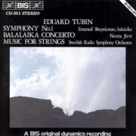 TUBIN SHEYNKMAN JARVI SWEDISH RSO - BALALAIKA CONCERTO SYMPHONY CD