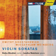 SHOSTAKOVICH WEINBERG BLACHER NEWMTSOV - VIOLIN SONATAS CD