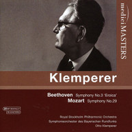 BEETHOVEN ROYAL STOCKHOLM PHIL KLEMPERER - SYMPHONY NO 3 & SYMPHONY CD