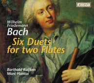 W.F. BACH KUIJKEN HANTAI - SIX DUETS FOR TWO FLUTES CD