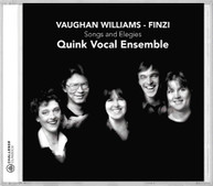 VAUGHAN WILLIAMS FINZI QUINK VOCAL ENSEMBLE - SONGS & ELEGIES CD