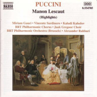 PUCCINI /  GAUCI / SARDINERO / KALUDOV / RAHBARI - MANON LESCAUT CD