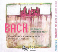 J.S. BACH INCOGNITI BEYER - VIOLIN CONCERTOS (DIGIPAK) CD