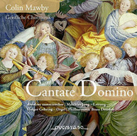 MAWBY DRESDNER MOTETTENCHOR - CANTATE DOMINO (DIGIPAK) CD