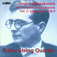SHOSTAKOVICH RUBIO STRING QUARTET - STRING QUARTETS CD