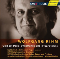 RIHM SIEBERT FUGISS VOKALENSEMBLE STUTTGART - MUSIC 4 CD