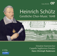 HEINRICH SCHUTZ KAMMERCHOR RADEMANN - GEISTLICHE CHOR - GEISTLICHE CD