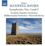 MAXWELL DAVIES SCOTTISH CHAMBER ORCH PAO - SYMPHONIES NOS 4 & 5 CD