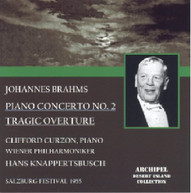 BRAHMS CURZON WIENER PHILHARMONIKER SALZBURG - PIANO CONCERTO 2 CD