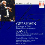 GERSHWIN RAVEL MASUR DRESDEN PHILHARMONIC - RHAPSODY IN BLUE CD
