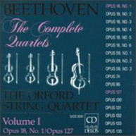 BEETHOVEN ORFORD STRING QUARTET - COMPLETE QUARTETS 1 CD