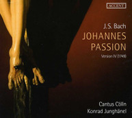 J.S. BACH CANTUS COLLN JUNGHANEL - JOHANNES PASSION VERSION IV 1749 CD