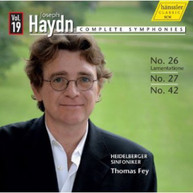HAYDN FEY HEIDELBERGER SINFONIKER - HAYDN COMPLETE SYMPHONIES 19 CD