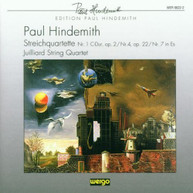 HINDEMITH JULLIARD QUARTET - STRING QUARTETS NOS1, 4 & 7 CD