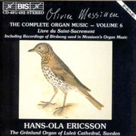 MESSIAEN ERICSSON - COMPLETE ORGAN MUSIC 6 CD