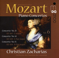 MOZART ORCHESTRE CHAMBRE DE LAUSANNE ZACHARIAS - PIANO CONCERTOS 6 CD