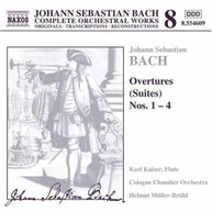 BACH /  KAISER / COLOGNE CHAM ORCH / MULLER-BRUHL - OVERTURES (SUITES) 1 CD