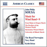 SOUSA ROYAL NORWEGIAN NAVY BAND BRION - MUSIC FOR WIND BAND 9 CD