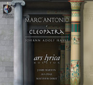 HASSE ARS LYRICA HOUSTON - MARC ANTONIO & CLEOPATRA CD