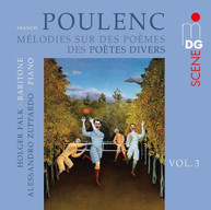 POULENC FALK ZUPPARDO - LIEDER 3 CD