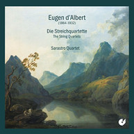 D'ALBERT SARASTRO QUARTET - STRING QUARTETS NOS. 1 & 2 CD