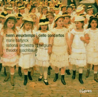 VIEUXTEMPS HALLYNCK GUSCHLBAUER BELGIAN NO - CELLO CONCERTOS 1 & 2 CD