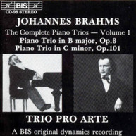 BRAHMS TRIO PRO ARTE - PIANO TRIO IN B OP8 CD