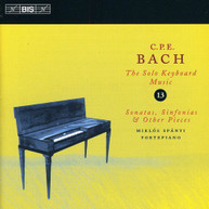 C.P.E. BACH SPANYI - SOLO KEYBOARD MUSIC 13 CD