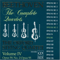 BEETHOVEN ORFORD STRING QUARTET - COMPLETE QUARTETS 4 CD
