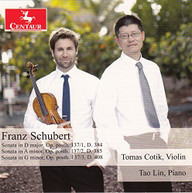 SCHUBERT TOMAS LIN COTIK - COMPLETE WORKS FOR VIOLIN & PIANO 2 CD