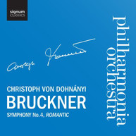 BRUCKNER PHILHARMONIA ORCHESTRA DOHNANYI - SYMPHONY 4 ROMANTIC CD