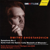 SHOSTAKOVICH SWR RADIO SYM STUGGART BOREYKO - SYMPHONY 4 CD