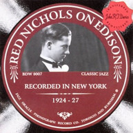 RED NICHOLS - RED NICHOLS ON EDISON 1924-1927 CD