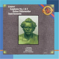 SCHUBERT BARENBOIM BPO - SYMPHONIES 3 & 5 CD