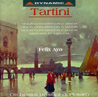 TARTINI ORCHESTRA ROSSINI DI PESARO - VIOLIN CONCERTOS 1 CD