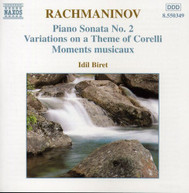 RACHMANINOFF /  BIRET - PIANO SONATA / VARIAITIONS ON A CORELLI THEME CD