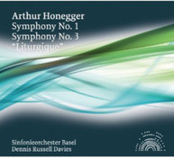 HONEGGER SINFONIEORCHESTER BASEL DAVIES - SYMPHONIES NOS 1 & 3: CD