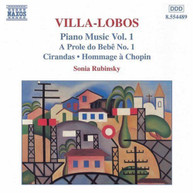 VILLA-LOBOS RUBINSKY -LOBOS RUBINSKY - PIANO MUSIC 1 CD