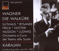 WAGNER ANDAY FRICK HELLWIG - WALKURE (DIE) (OPERA) CD
