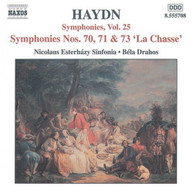 HAYDN /  DRAHOS / NICOLAUS ESTERHAZY SINFONIA - SYMPHONIES 70 71 & 73 25 CD
