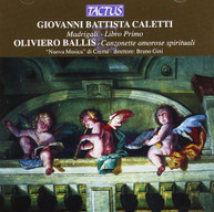 CALETTI BALLIS GINI NUOVA MUSICA DI CREMA - MADRIGALS BOOK 1 CD