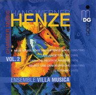 HENZE ENSEMBLE VILLA MUSICA - CHAMBER MUSIC 2 CD
