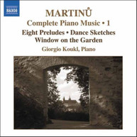 MARTINU KOUKL - COMPLETE PIANO MUSIC 1 CD