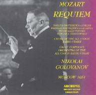 MOZART GOLOVANOV - REQUIEM KV 626 - REQUIEM KV 626-SPILLER GAGA CD